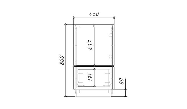 Комод Exeed - 1 Графит