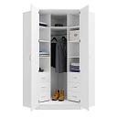 Шкаф угловой Алиса - 3 Белый