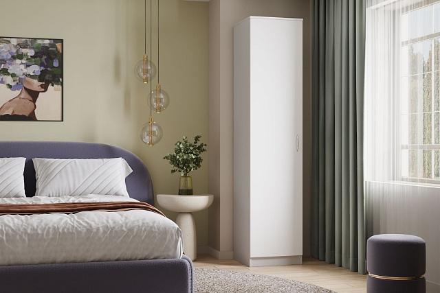 Шкаф распашной Лайт-1 Белье Белый