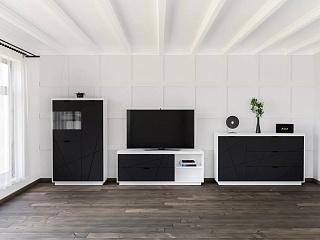 Стенка Бостон - 2 Черный