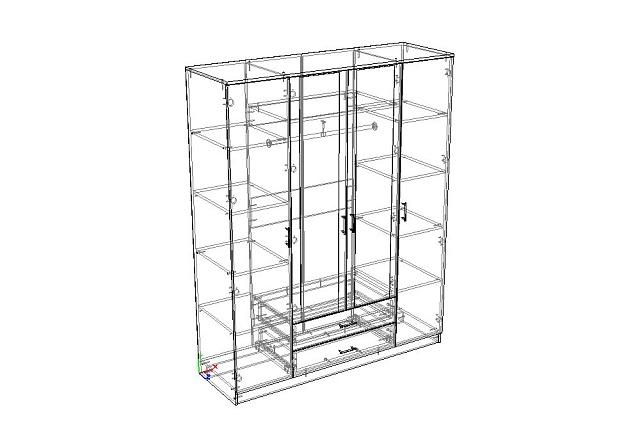 Шкаф распашной Престиж - 4.2