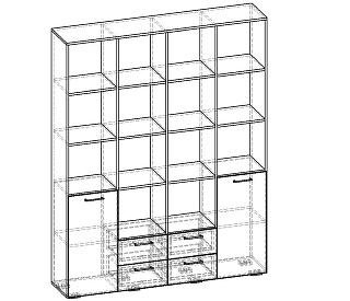 Стеллаж Бриз - 4.01