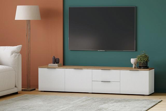 Тумба под ТВ Салерно 1 Белый