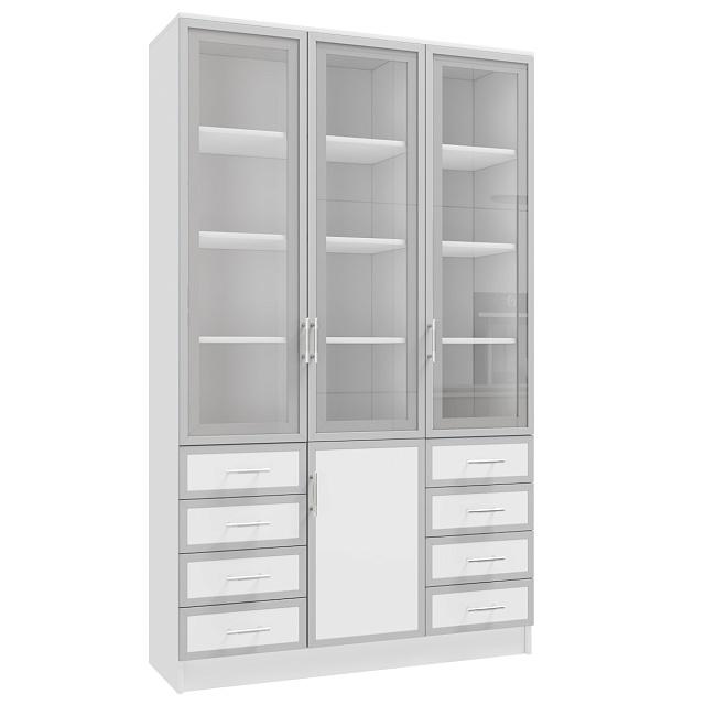 Книжный шкаф Альма - 21 Белый