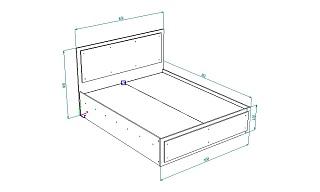 Кровать Луиза - 1 1600