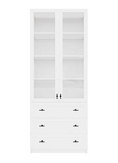 Стеллаж Билли Хелена - 39 Белый / Черный