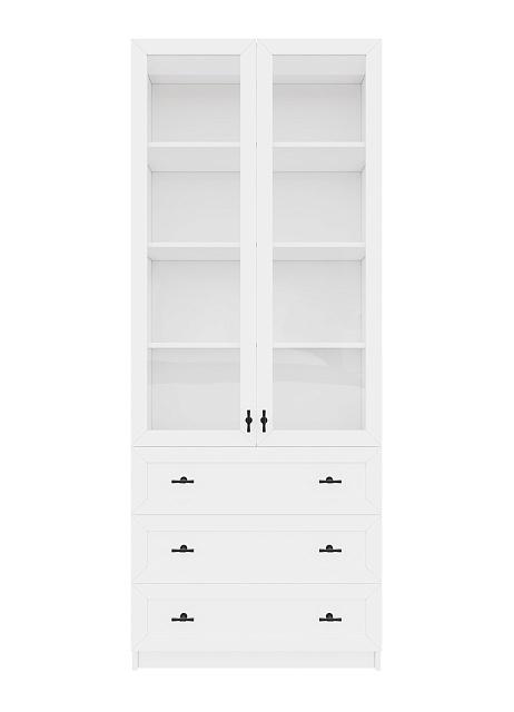 Стеллаж Билли Хелена - 39 Белый / Черный