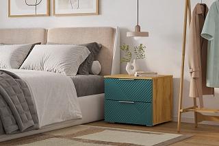 Тумба прикроватная Салерно NEW 2 Аквамарин