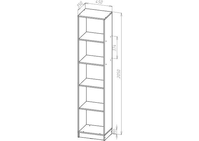 Стеллаж Сокол - 15