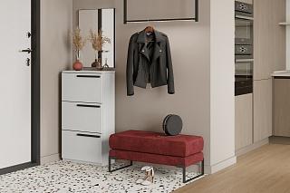 Тумба для обуви Лорена Пакс - 3 Белый