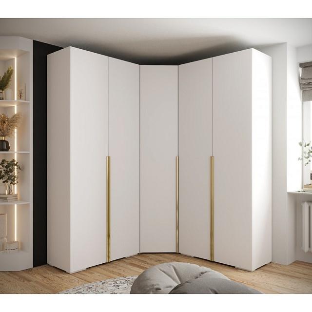 Шкаф угловой Мори - 15 Белый