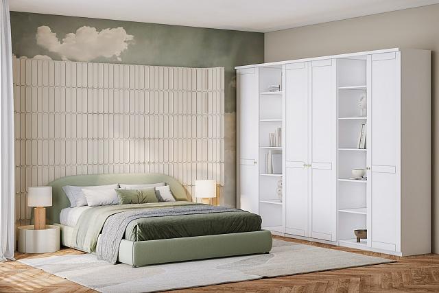 Шкаф распашной София РАХ - 25 МДФ Белый