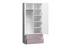 Шкаф распашной Банни - 2.2 МДФ Розовый Лайт