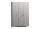 Шкаф распашной Хелена - 3 Шиншилла Серая