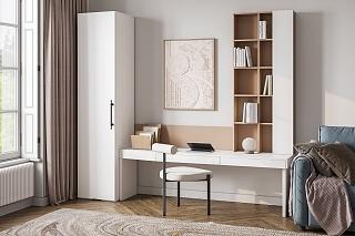 Шкаф распашной Мори-Хелена - 1 Белый