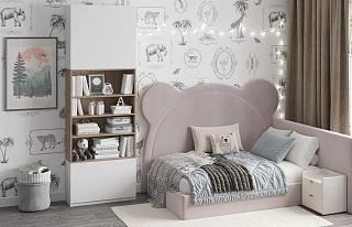 Стеллаж Олли - 3 с дверцей Дуб Сонома