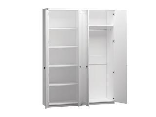 Шкаф распашной София РАХ - 3 МДФ Белый