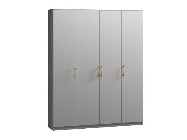 Шкаф распашной Хелена - 4 Шиншилла Серая