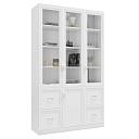 Книжный шкаф Библиограф - 3 №5 Белый