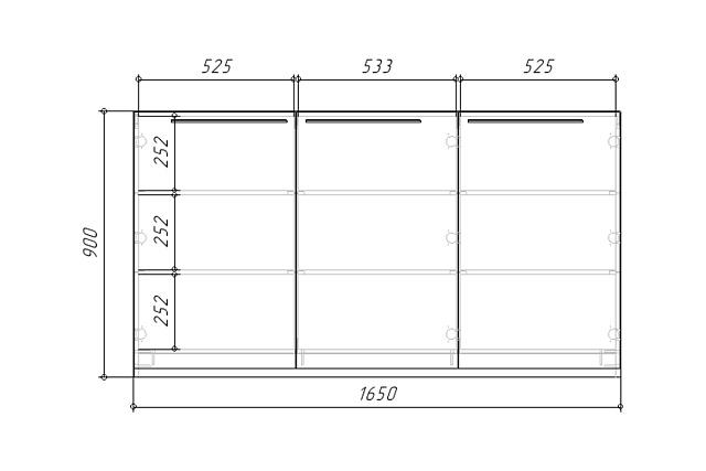 Тумба Лорена Пакс - 2 Черный