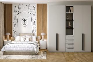 Шкаф распашной Хейсон - 21 Кашемир