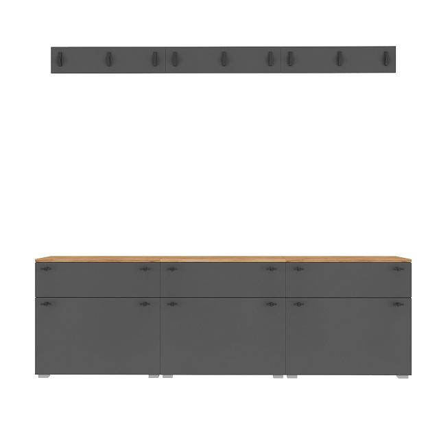 Прихожая Квели - 3 Графит