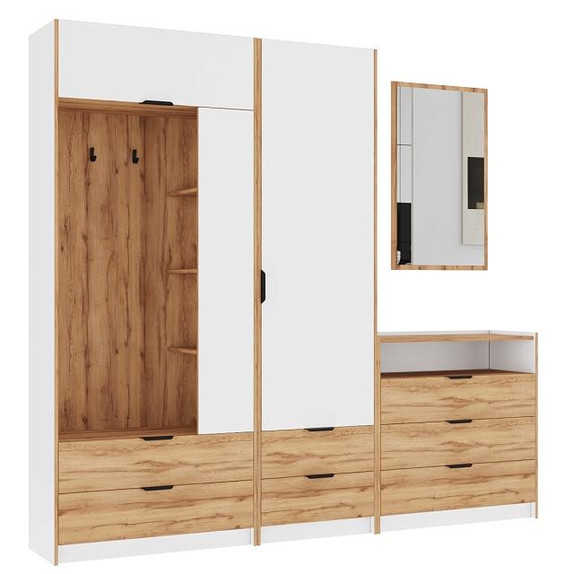 Прихожая Санти - 4 Белый