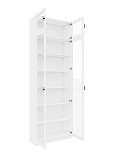 Библиотека Билли Хелена с антресолью - 20 Белый / Черный