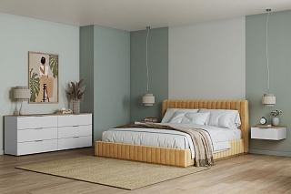 Спальня Салерно - 2 Белый