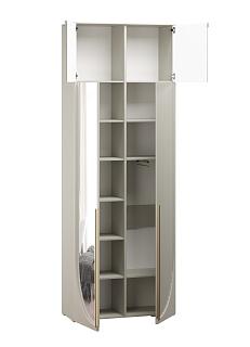 Шкаф распашной Брей - 1.1 с антресолью Кашемир