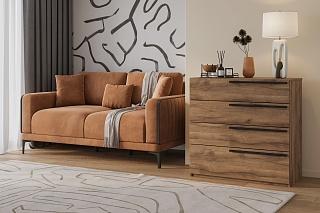 Комод Лорена Пакс - 4 Дуб Табачный