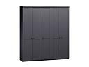 Шкаф распашной София РАХ - 10 МДФ Графит