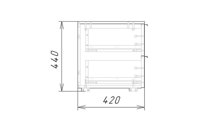Тумба прикроватная Тоди - 2 Черный