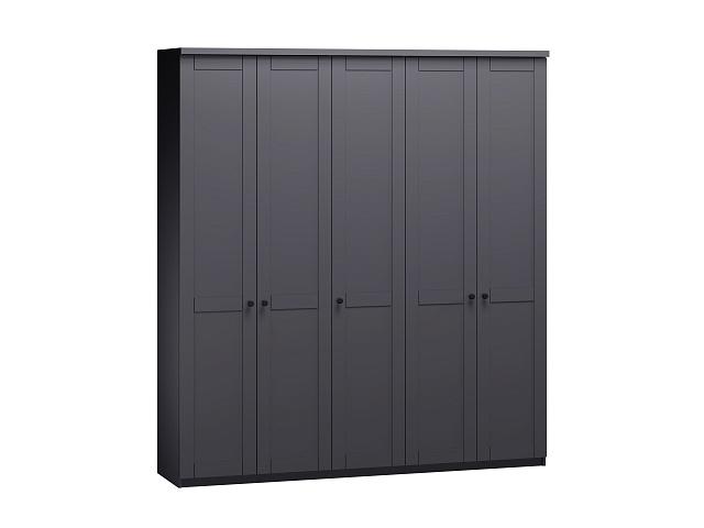 Шкаф распашной София РАХ - 10 МДФ Графит