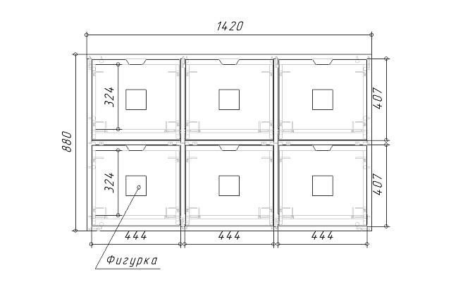 Стеллаж Kids - 13 Пастельно-Синий