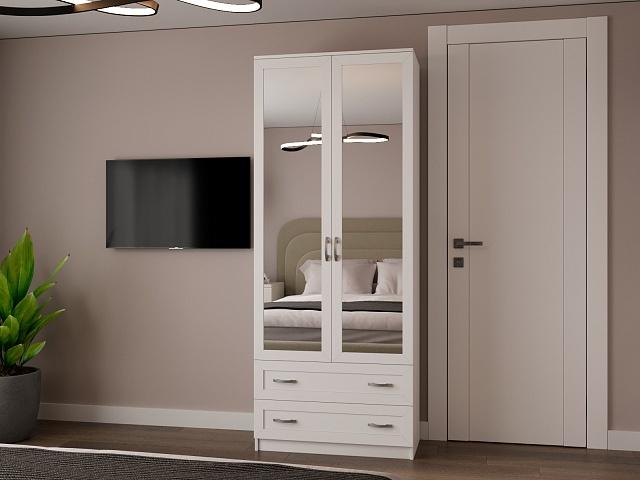 Шкаф распашной Стелла - 10 Белый