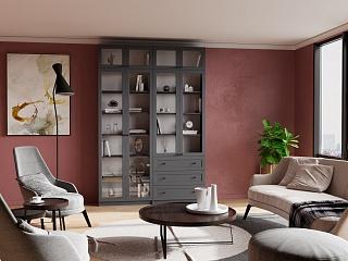 Библиотека Билли Стольмин 47 Графит