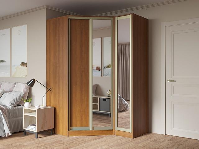 Шкаф-купе угловой Ромео - 8 Орех Экко