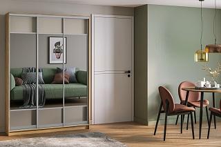 Шкаф-купе Борнео - 3.6С Дуб Золотистый