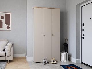 Шкаф распашной Квели - 3 Кашемир