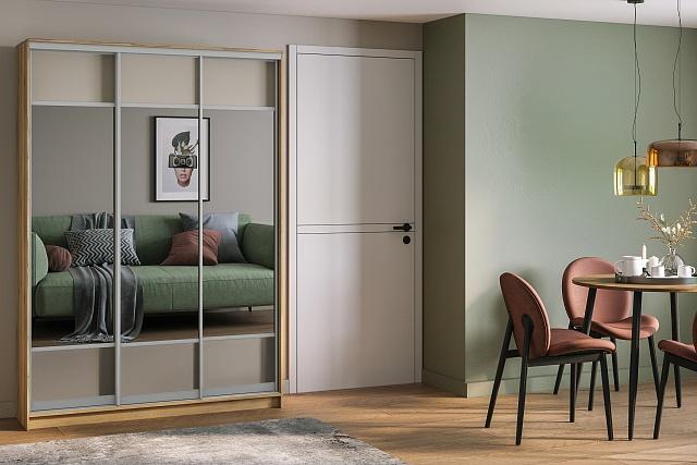 Шкаф-купе Борнео - 3.6С Дуб Золотистый