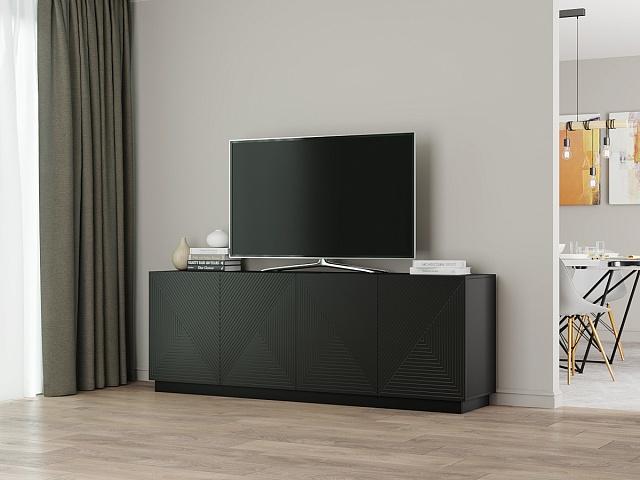 Тумба под ТВ Алиса 1 Черный