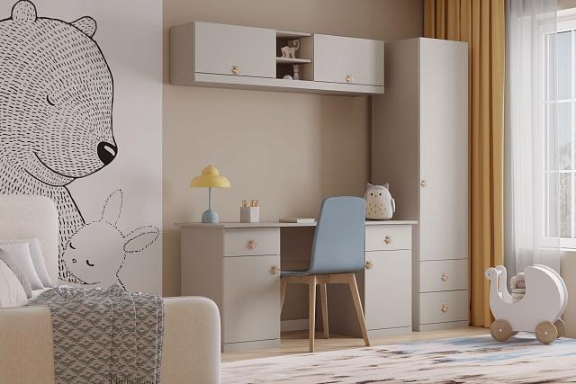 Антресоль Скарабей - 6 МДФ Кашемир