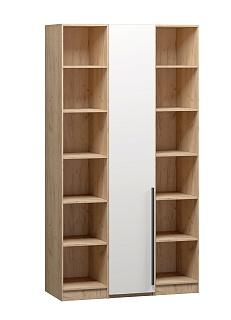 Шкаф распашной Хейсон - 29 Дуб Золотистый / Белый