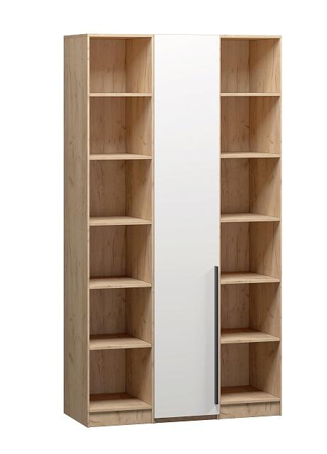 Шкаф распашной Хейсон - 29 Дуб Золотистый / Белый