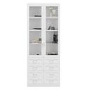 Книжный шкаф Библиограф - 2 №6 Белый