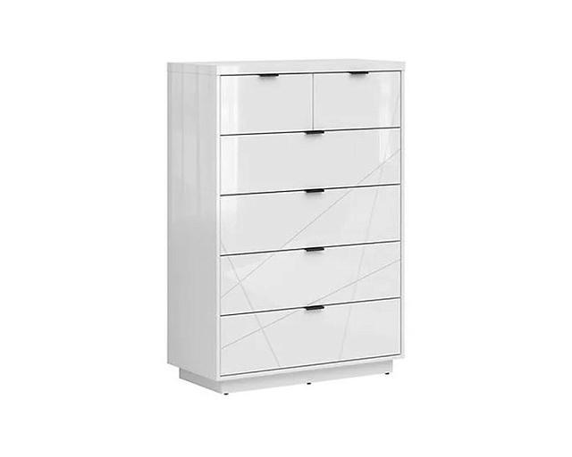 Комод Бостон - 6 Белый