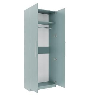 Шкаф распашной Калифорния - 2 Сумеречный Голубой