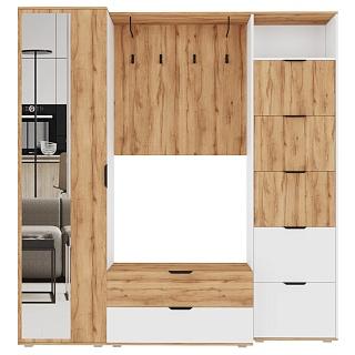 Прихожая Санти - 3 Белый