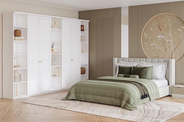 Шкаф распашной София РАХ - 23 МДФ Белый